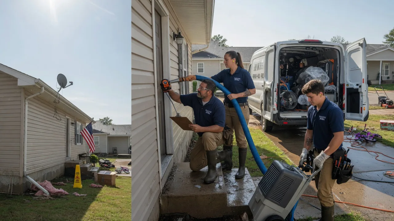 Ceiling Water Damage Restoration in Crumrod, AR near me